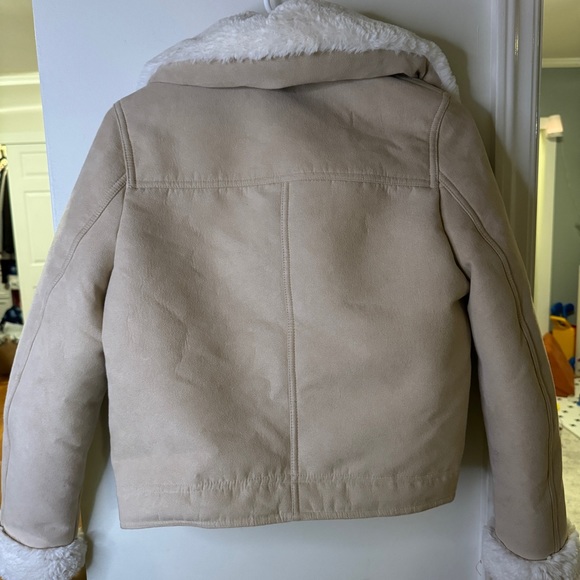 H&M tan faux suede jacket - Picture 4 of 4